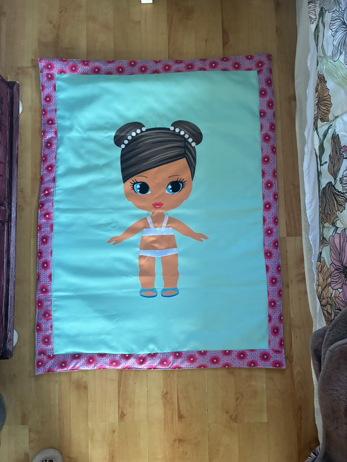Dress-up doll blanket variation